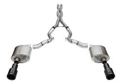 Corsa Sport Exhaust Systems for 2024 MUSTANG - 21275CFBLK