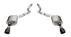 Corsa Touring Exhaust Systems for 2024 MUSTANG - 21276BLK