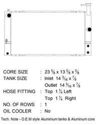 CSF Radiators for 2004-2009 PRIUS - 3837