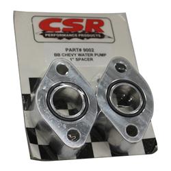 Csr Performance Water Pump Spacer 1/2 in Thick O-Ring Billet Aluminum Na… 9011