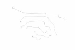 Classic Tube Pre-Bent Brake Line Kits for 1964-1969 MIDGET, SPRITE - AH1007-SS