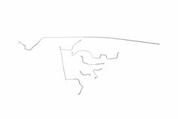 Classic Tube Brake Lines, Direct Fit BU1024-OE