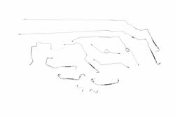 Classic Tube Brake Lines, Direct Fit BU1066-SS