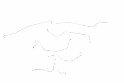 Classic Tube Brake Lines, Direct Fit CD1011-OE