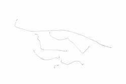 Classic Tube Brake Lines, Direct Fit CD1020-OE