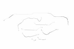 Classic Tube Pre-Bent Brake Line Kits for 1968-1969 CHEVELLE - CE1031-OE