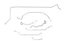 Classic Tube Pre-Bent Brake Line Kits for 1968-1969 CHEVELLE - CE1032-OE