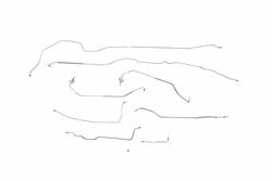Classic Tube Pre-Bent Brake Line Kits for 1976-1980 C10, 1976-1978 C15, 1979-1980 C1500 - CT1011-SS