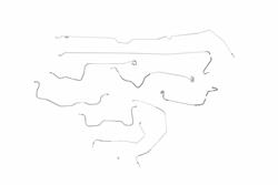 Classic Tube Brake Lines, Direct Fit CT1086-SS-1