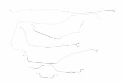 Classic Tube Pre-Bent Brake Line Kits for 1999-2001 SIERRA 1500, SILVERADO 1500 - CT1089-SS