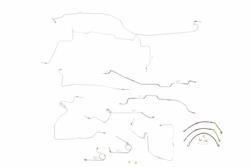 Classic Tube Pre-Bent Brake Line Kits for 1995-1998 K1500 - CT1109SB-SS