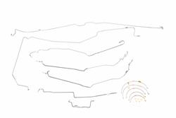 Classic Tube Pre-Bent Brake Line Kits for 1999-2000 SIERRA 2500, SILVERADO 2500 - CT1140SB-SS