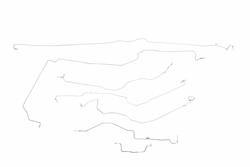Classic Tube Brake Lines, Direct Fit CT1158-SS-1