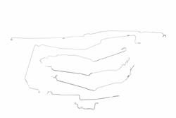 Classic Tube Pre-Bent Brake Line Kits for 1999-2000 SIERRA 2500, SILVERADO 2500 - CT1169RH-SS