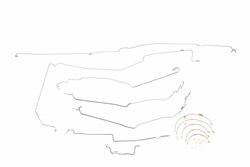 Classic Tube Pre-Bent Brake Line Kits for 1999-2000 SIERRA 2500, SILVERADO 2500 - CT1169SB-SS