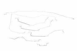 Classic Tube Pre-Bent Brake Line Kits for 1999-2000 SIERRA 1500, SILVERADO 1500 - CT1192RH-SS