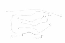 Classic Tube Pre-Bent Brake Line Kits for 2004 SIERRA 2500, SILVERADO 2500 - CT1210-SS