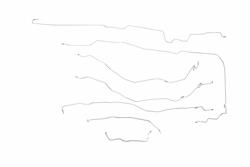 Classic Tube Brake Lines, Direct Fit CT1211-SS
