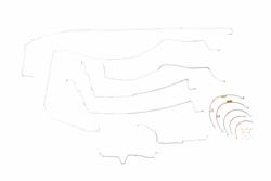 Classic Tube Pre-Bent Brake Line Kits for 2000-2001 SUBURBAN 1500, YUKON XL 1500 - CT1214SB-SS