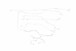 Classic Tube Pre-Bent Brake Line Kits for 2003-2004 SIERRA 1500, SILVERADO 1500 - CT1220-SS