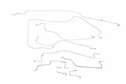 Classic Tube Pre-Bent Brake Line Kits for 2005 SIERRA 1500, SILVERADO 1500 - CT1233-SS