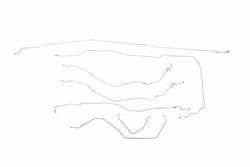Classic Tube Brake Lines, Direct Fit CT1242-SS