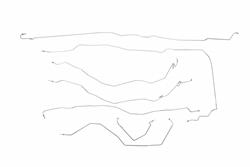 Classic Tube Pre-Bent Brake Line Kits for 2003-2005 SIERRA 2500 HD, SILVERADO 2500 HD - CT1244-SS