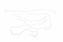 Classic Tube Brake Lines, Direct Fit CT1247-SS