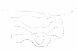 Classic Tube Brake Lines, Direct Fit CT1248-SS