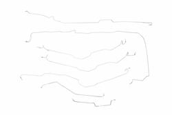Classic Tube Brake Lines, Direct Fit CT1269-SS-1