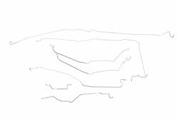 Classic Tube Brake Lines, Direct Fit CT1275-SS