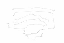 Classic Tube Brake Lines, Direct Fit CT1284-SS