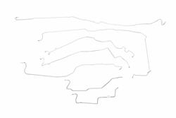 Classic Tube Brake Lines, Direct Fit CT1286-SS