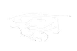 Classic Tube Brake Lines, Direct Fit CT1293-SS