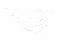 Classic Tube Brake Lines, Direct Fit CT1299-SS