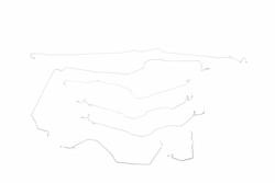 Classic Tube Brake Lines, Direct Fit CT1303-SS