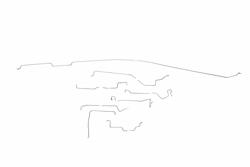Classic Tube Brake Lines, Direct Fit DD1008-SS