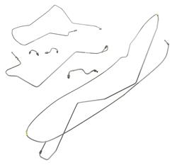 Classic Tube Brake Lines, Direct Fit DD1109-SS