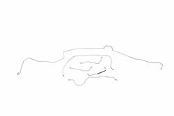 Classic Tube Brake Lines, Direct Fit FR1003-OE