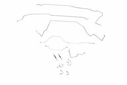 Classic Tube Brake Lines, Direct Fit FT1105-SS