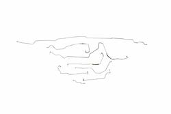 Classic Tube Brake Lines, Direct Fit FT1111-SS