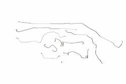 Classic Tube Brake Lines, Direct Fit FT1135-SS
