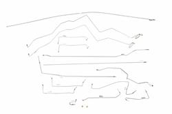 Classic Tube Brake Lines, Direct Fit GMC1002-SS