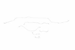 Classic Tube Brake Lines, Direct Fit GX1001-OE