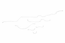 Classic Tube Brake Lines, Direct Fit GX1003-OE