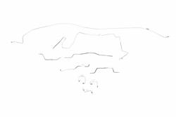 Classic Tube Brake Lines, Direct Fit JE1052SB-SS