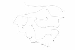 Classic Tube Brake Lines, Direct Fit JG1005-SS