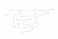 Classic Tube Brake Lines, Direct Fit JG1013-OE