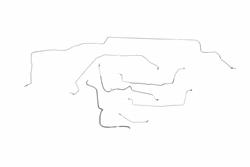 Classic Tube Brake Lines, Direct Fit MC1005-SS