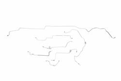 Classic Tube Brake Lines, Direct Fit MC1009-OE